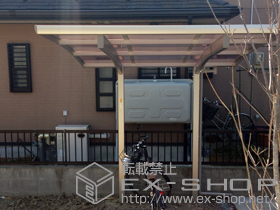 のサイクルポート・駐輪場 レイナポートグランミニ 積雪〜20cm対応 施工例