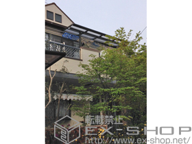 のバルコニー・ベランダ屋根 ライザーテラスII F型 屋根タイプ 単体 積雪〜20cm対応 施工例