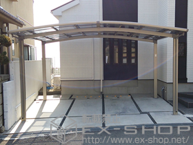 のカーポート カーブポートシグマIII ワイド 積雪〜20cm対応 施工例