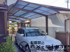のカーポート レイナポートグラン 縦連棟　積雪〜20cm対応 施工例
