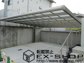 のカーポート 4Gワイド 積雪〜20cm対応 施工例