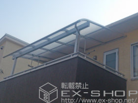 のバルコニー・ベランダ屋根 ヴェクターテラス R型 屋根タイプ 単体 積雪〜20cm対応 施工例