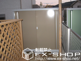 の物置・屋外倉庫 シンプリー 一般型(MJN-179DP MB) 施工例