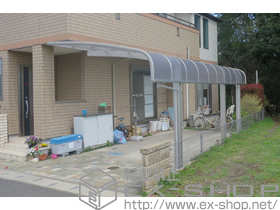 のカーポート レイナキャップポートグラン 延長 積雪〜20cm対応 施工例