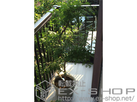 のバルコニー バルコニー BY-X型 縦格子 単体 柱建て式 施工例