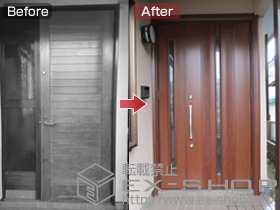 の玄関ドア リシェント 500型 施工例