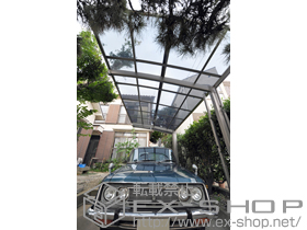 のカーポート カーブポートシグマIII 耐風圧強度仕様 積雪〜30cm対応 施工例