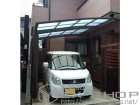 のカーポート カーブポートシグマIII 積雪〜20cm対応 施工例