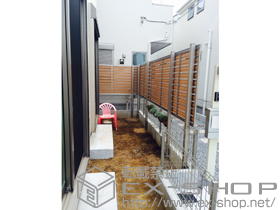 のフェンス・柵 セレビューRP3型 2段柱施工 施工例