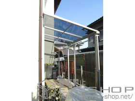 のテラス屋根 ヴェクターテラス F型 テラスタイプ 単体 積雪〜20cm対応 施工例