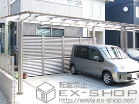 のカーポート アーキデュオ ワイド 積雪〜20cm対応 施工例