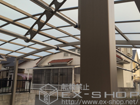 のカーポート カーブポートシグマIII ワイド 積雪〜20cm対応 施工例