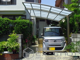 のカーポート カーブポートシグマIII 耐風圧強度仕様 積雪〜30cm対応 施工例