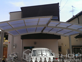 のカーポート レイナポートグラン M合掌　積雪〜20cm対応 施工例