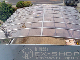 のカーポート カーブポートシグマIII ワイド 積雪〜20cm対応 施工例