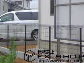 のフェンス・柵 メッシュフェンス G10-R 施工例