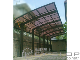 のカーポート レイナキャップポートグラン50 縦連棟 積雪〜50cm対応 施工例