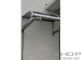 のテラス屋根 ライザーテラスII R型 ルーフタイプ 単体 積雪〜20cm対応 施工例