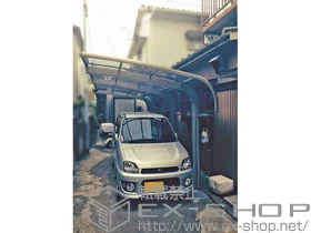 LIXIL リクシル(トステム)のカーポート テールポートシグマIII 延長 積雪～20cm対応 施工例