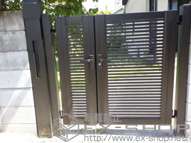 の機能門柱・ポスト ファンクションユニット ウィルモダンスリム 施工例