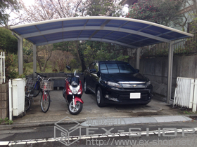 のカーポート プレシオスポート ワイド 積雪〜20cm対応 施工例
