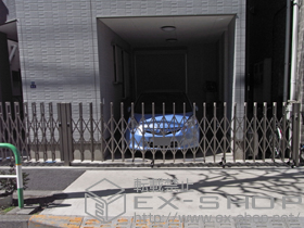 のカーゲート アルシャインII M型 Aタイプ ノンレール 片開き 470S 施工例