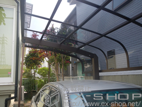 のカーポート レイナキャップポートグラン 積雪〜20cm対応＋着脱式サポート柱 2本入 施工例