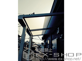 のバルコニー・ベランダ屋根 ライザーテラスII F型 屋根タイプ 単体 積雪〜20cm対応 施工例