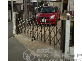 のカーゲート トリップゲート RA型 ノンレール 片開き 33S 施工例