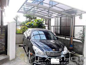 のカーポート カーブポートシグマIII 積雪〜20cm対応 施工例