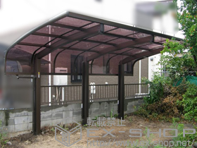 のカーポート レイナキャップポートグラン50　積雪〜50cm対応＋着脱式サポート 3本入 施工例