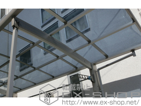 のカーポート プレシオスポート 積雪〜20cm対応＋着脱式サポート柱 2本入り 施工例