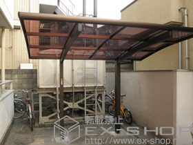 のサイクルポート・駐輪場 レイナポートグランミニ 積雪〜20cm対応 施工例