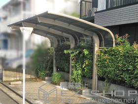 のカーポート テールポートシグマIII 1500 積雪〜50cm対応＋着脱式サポート柱 3本入り 施工例