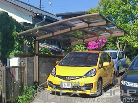 のカーポート カーブポートシグマIII 積雪〜20cm対応 施工例