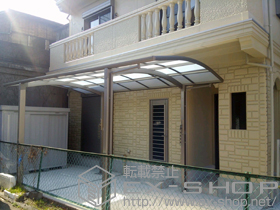 のカーポート カルエードシグマIII 積雪〜20cm対応＋屋根材ホルダー 50タイプ用 施工例