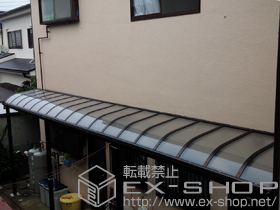 のテラス屋根 ヴェクターテラス R型 1500 テラスタイプ 連棟 積雪〜50cm対応 施工例