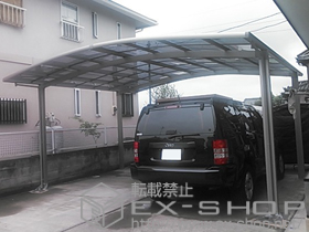 のカーポート カーブポートシグマIII ワイド 積雪〜20cm対応 施工例