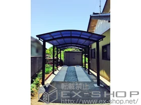 YKKAPのカーポート レイナワンポートグラン 縦連棟 積雪〜20cm対応 施工例