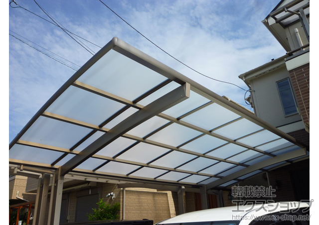 のカーポート カーブポートシグマIII 積雪〜20cm対応 施工例