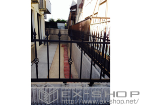 のフェンス・柵 ラフィーネ フェンス2型 フリーポールタイプ 施工例