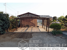 のカーポート カーブポートシグマIII ワイド 積雪〜20cm対応＋カーブポートシグマIII サイドパネル(片側分) 施工例