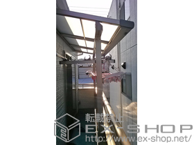 のバルコニー・ベランダ屋根 ライザーテラスII F型 屋根タイプ 単体 積雪〜20cm対応 施工例