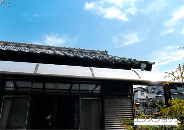 のテラス屋根 ライザーテラスII R型 テラスタイプ 連棟 積雪〜20cm対応 施工例