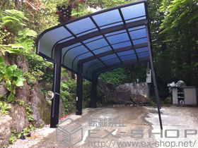 のカーポート レイナキャップポートグラン50　積雪〜50cm対応+レイナキャップポートグラン50用 着脱式サポート3本入 施工例