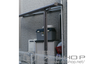 のテラス屋根 ライザーテラスII F型 テラスタイプ 単体 積雪〜20cm対応 施工例