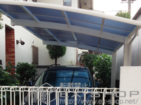 のカーポート レイナポートグラン　積雪〜20cm対応＋着脱式サポート 標準・ハイルーフ兼用 2本入 施工例