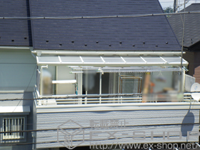 のバルコニー・ベランダ屋根 パワーアルファ F型 屋根タイプ 単体 積雪〜30cm対応 施工例