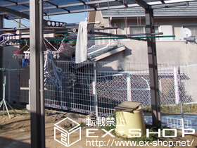 のフェンス・柵 イーネットフェンス1F型 自由柱タイプ 施工例