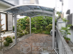 のカーポート レイナワンポートグラン　積雪〜20cm対応 施工例